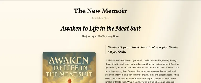Awaken to Life - Sitio de Lanzamiento de Libro
